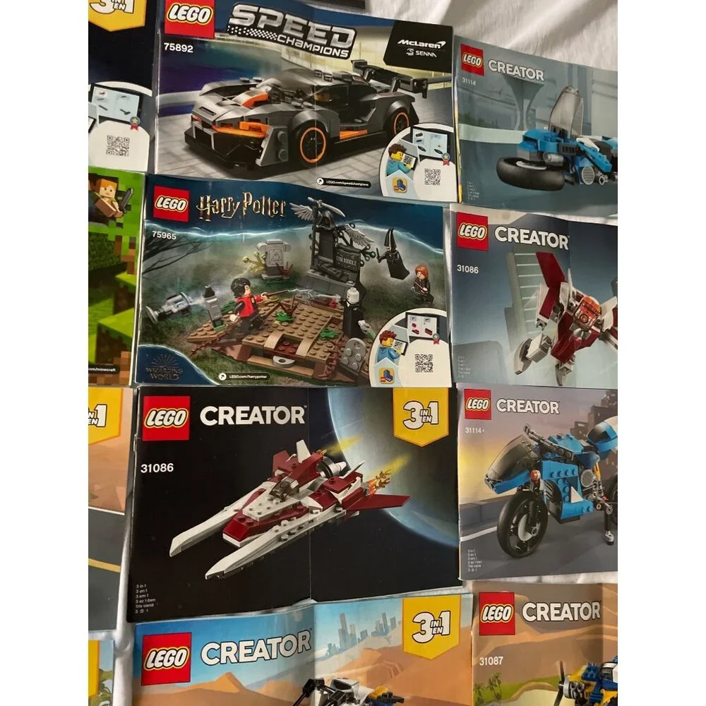 LEGO Creator & Harry Potter Instruction Manuals Only  Lot